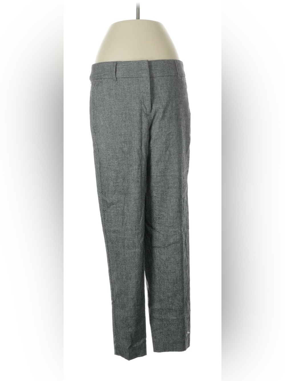LOFT Gray Textured Dress Pants